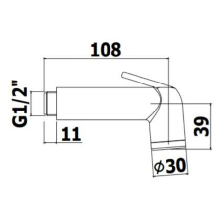 гигиенический душ paffoni minorca zdup099cr