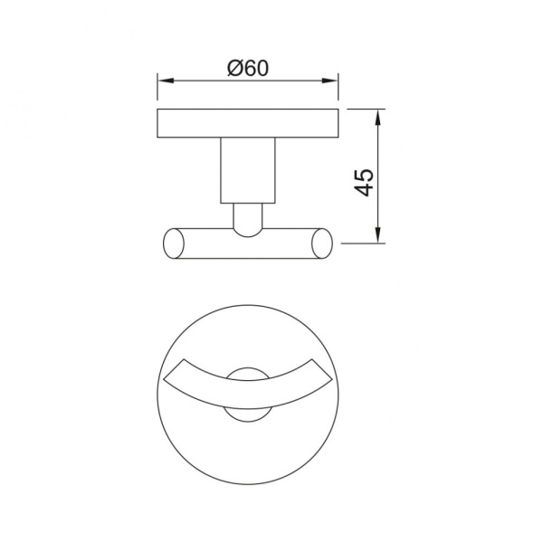 Крючок Jaquar Continental ACN-CHR-1161N