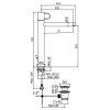 смеситель для раковины с донным клапаном paffoni joker jk085cr
