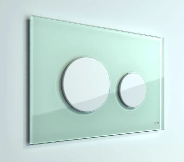 кнопка смыва tece teceloop 9240651 для инсталляции, мятный зеленый/белый
