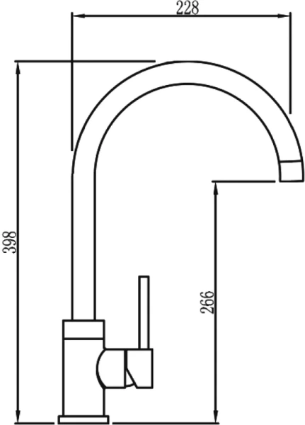 смеситель для кухни seaman eco glasgow ssn-3025