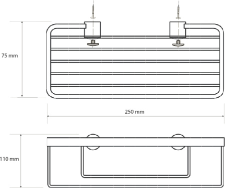 полка для ванной bemeta cytro 146208362