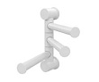 Полотенцедержатель WasserKRAFT K-1053WHITE поворотный, цвет белый