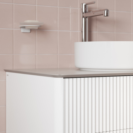 тумба подвесная со столешницей 80 см iddis aiger aig80w0i95k, белый