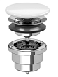 Донный клапан для раковины Villeroy & Boch 68080001 белый Alpin