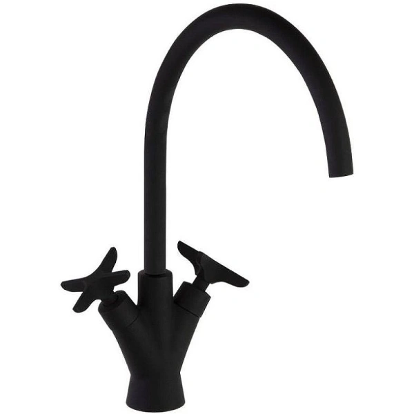смеситель для раковины ramonsoler adagio 910101nm черный матовый