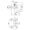 смеситель для ванны с душем fantini i balocchi 60 29 0515