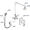 душевая система wasserkraft alme a14130 цвет хром