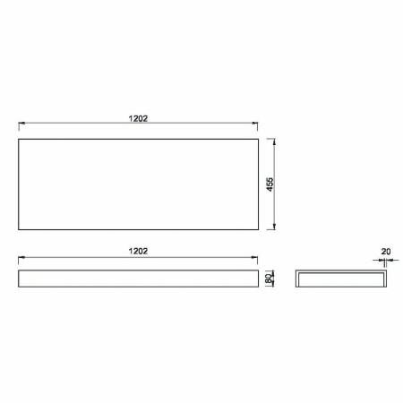 столешница под раковину boheme armadi art flat 120 869-120 белая