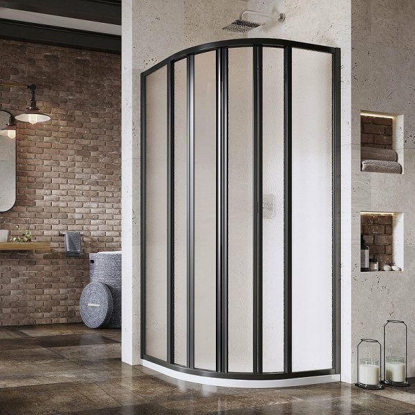 душевой уголок ravak supernova skkp6-90 90×90 3207o302zg профиль черный, стекло grape