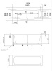 акриловая ванна marka one aelita 180х80, 01ае1880 без гидромассажа
