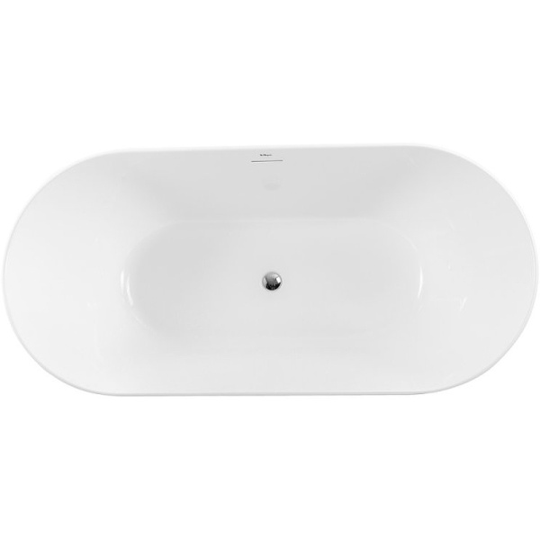 акриловая ванна belbagno bb413-1700-800 отдельностоящая, 170x80 см, цвет белый