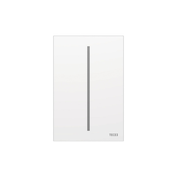 панель смыва для писсуара tece tecefilo 9242061 пластиковая, с ик-сенсором, батарея 7.2 в, белый