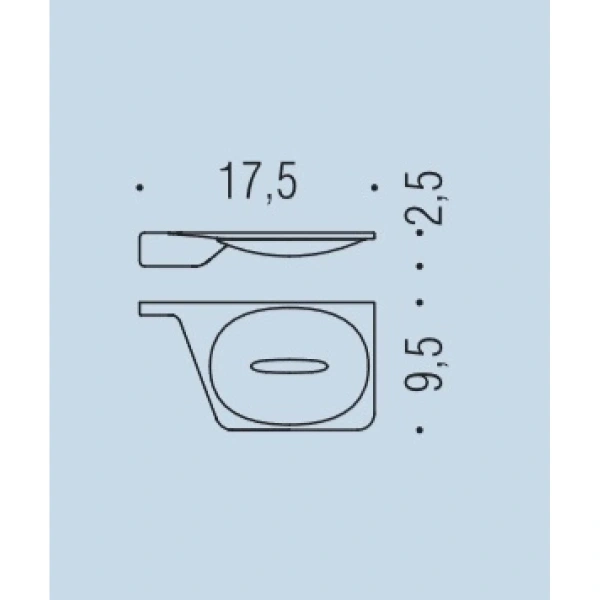 Мыльница Colombo Design Alize B2501DX