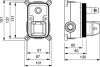 душевой комплект timo selene sx-2039/03sm черный