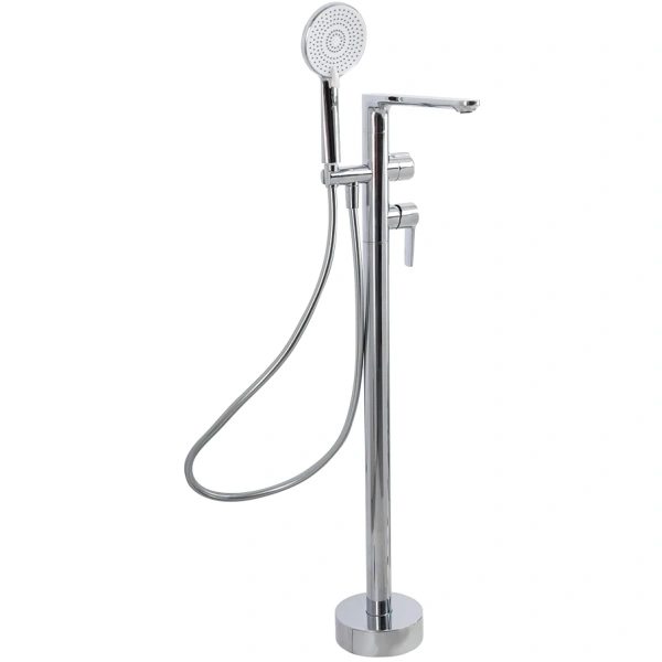 смеситель напольный для ванны cezares lux lux-vdp-01 хром