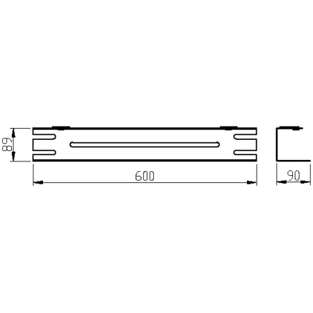 полка для ванной boheme free 10967-b 60 см, черный матовый
