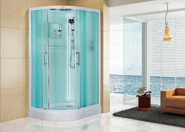 душевая кабина esbano es-l115cr 115x85 r eskl115crr без гидромассажа