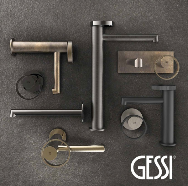 смеситель для раковины gessi anello 63301#031