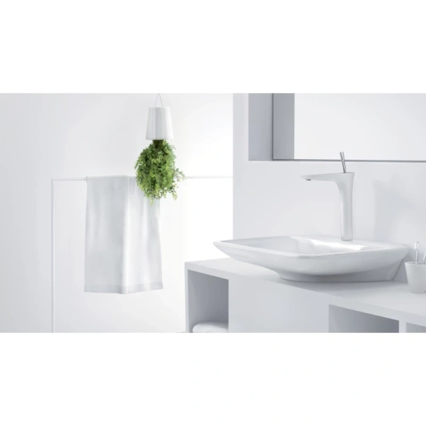 hansgrohe puravida 15072400 смеситель для раковины хром/белый