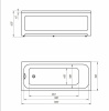 акриловая ванна aquatek eco-friendly мия 130x70 miy130-0000001 без панелей, каркаса и слив-перелива