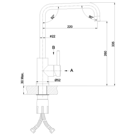 смеситель для раковины lemark expert lm5077s