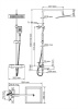 душевая система wasserkraft a29901 с термостатом, цвет черный матовый