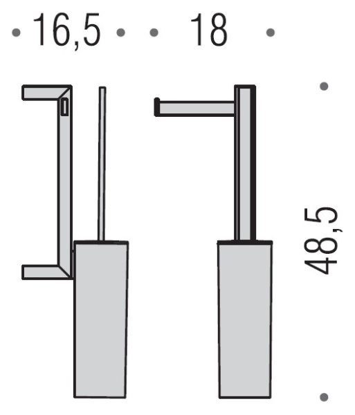 Напольная стойка с аксессуарами Colombo Design Units B9123.S.CR