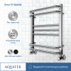 водяной полотенцесушитель aquatek бетта п7 500x600 aq krc0760ch хром