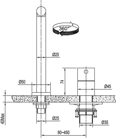 смеситель для кухни seaman eco venice ssn-1001-lg light gold