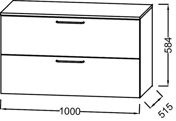 тумба jacob delafon odeon rive gauche 100 eb2549-r5-n18 подвесная белая 379820