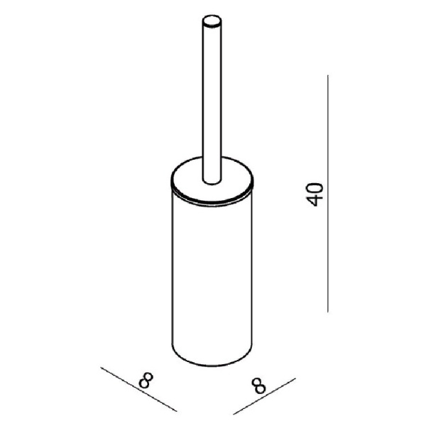 Ёршик для унитаза Langberger Vico 70871-BP