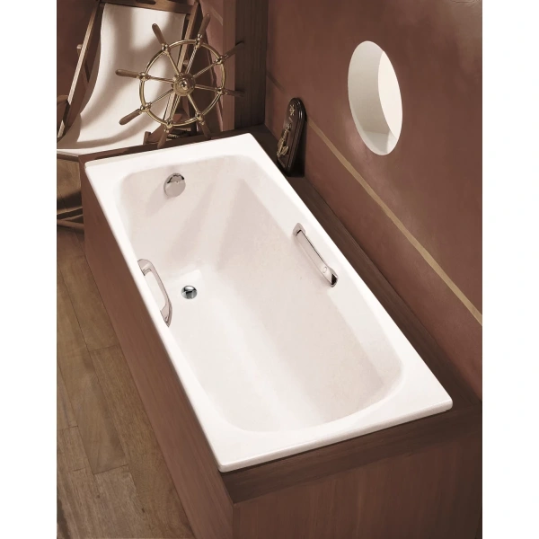 чугунная ванна jacob delafon diapason e2926-00 (gm), 170x75 см