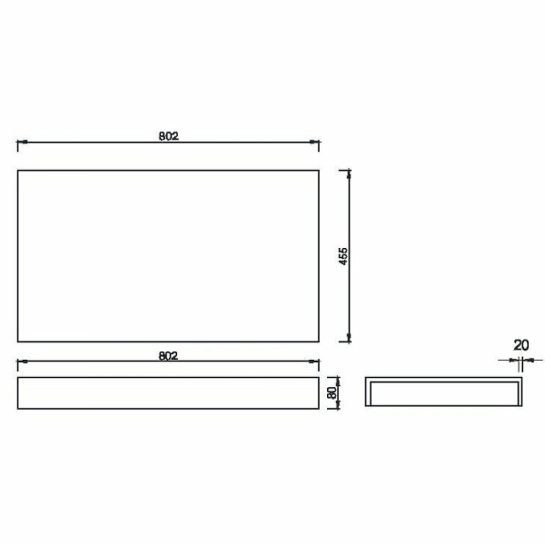 столешница под раковину boheme armadi art flat 80 869-080 белая