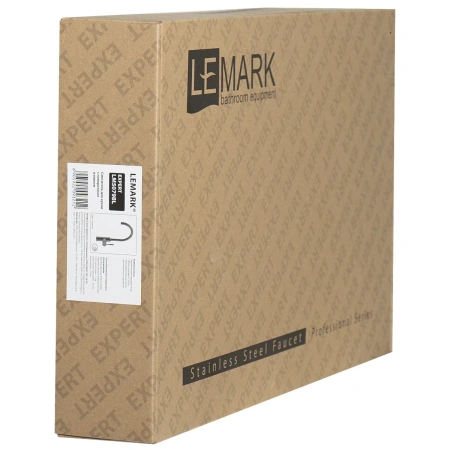 смеситель для кухни lemark expert lm5079bl черный матовый