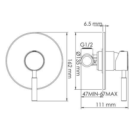 душевая система wasserkraft main a12429 цвет хром