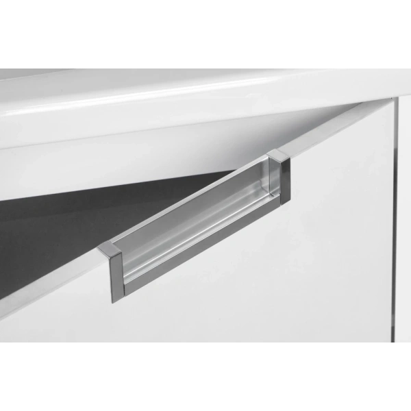 тумба с раковиной белый глянец 80 см roca etna 857301806 + 32700a000