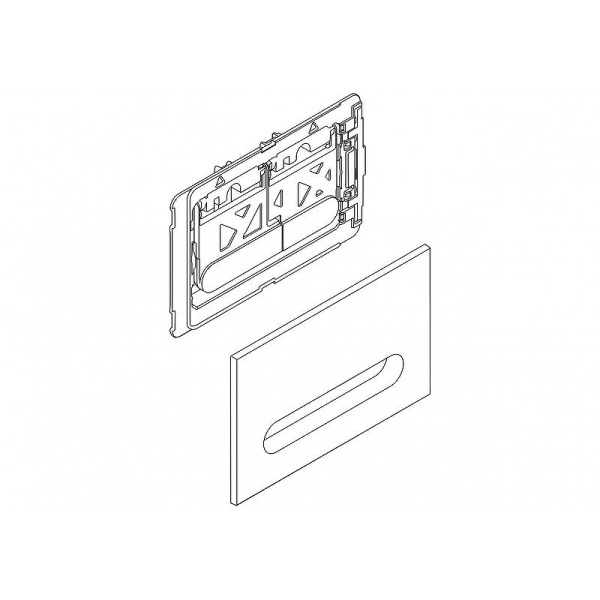 кнопка для инсталляции belbagno prospero bb005-pr-chrome цвет хром глянцевый