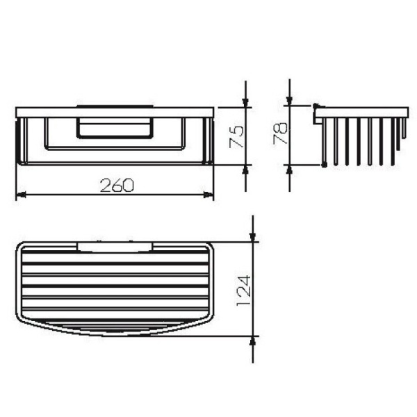 Полка Langberger Vico 72360T-BPC