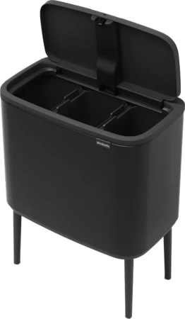 мусорное ведро brabantia bo touch bin 316067 11 + 11 + 11 л