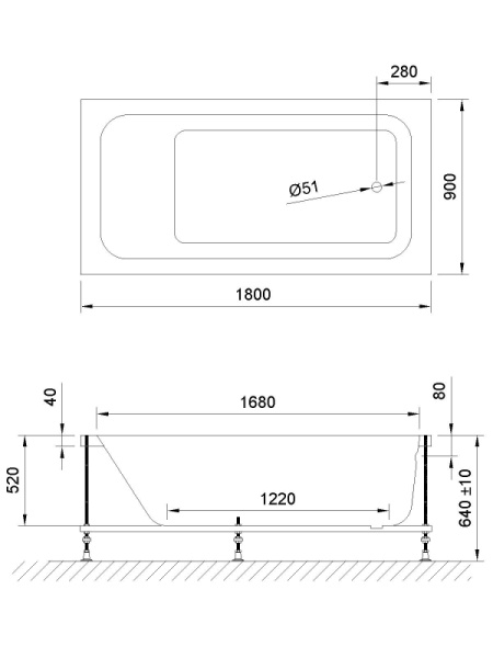 акриловая ванна royal bath accord comfort 180x90 rb627100co с гидромассажем