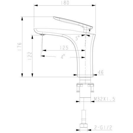 смеситель для раковины lemark bellario lm6806c