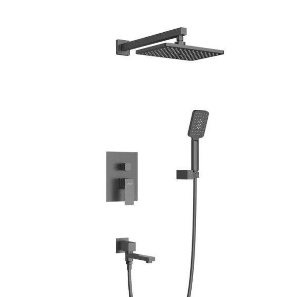душевая система cezares slider slider-vdset-nop черная матовая