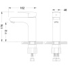 смеситель для раковины lemark point lm0306c