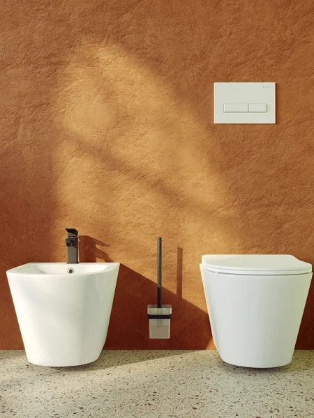 Ёршик для унитаза Aqueduto Respigo RES1045 настенный, оружейная сталь