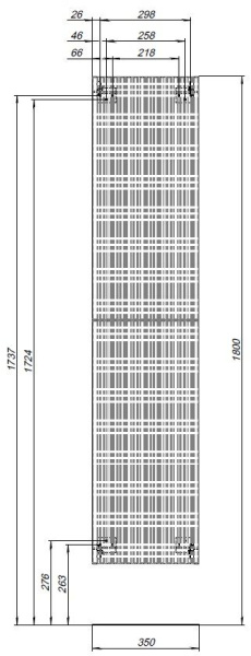 пенал aquanet джейн 35 белый матовый