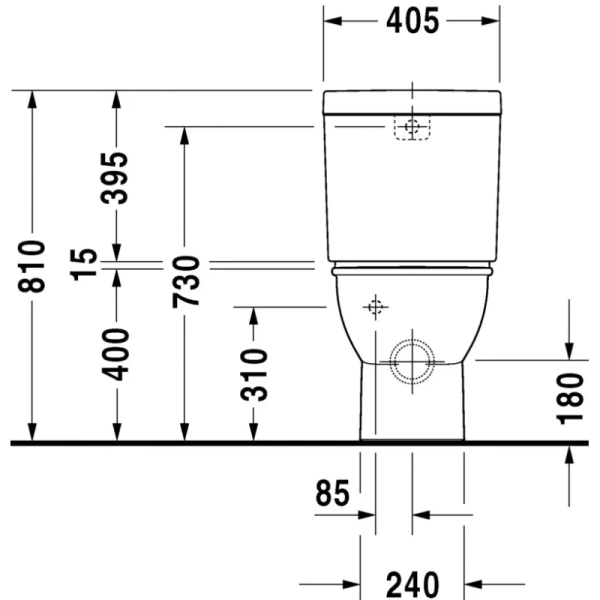 унитаз напольный duravit darling new 2138090000