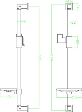 душевая штанга lemark lm8069c