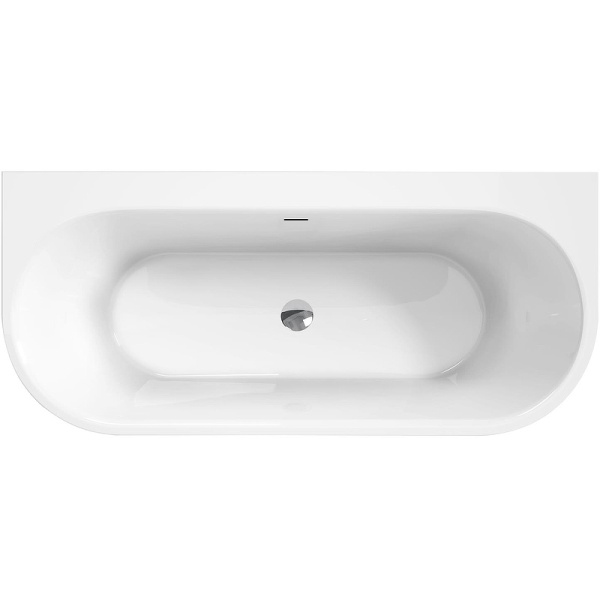 ванна акриловая пристенная 170х75 belbagno bb711-1700-750