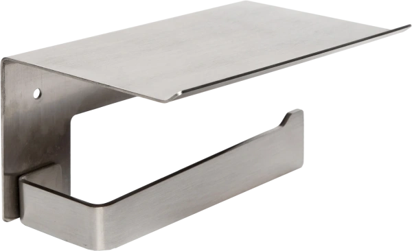 Держатель туалетной бумаги Mediclinics Aura AI2003CS с полкой для телефона, satin finish